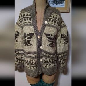 Ralph Lauren Cowichan Flag Cardigan